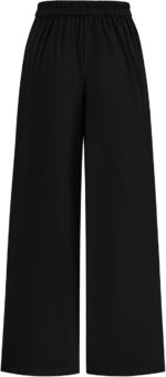 Wide Leg Dress Pants for Women – High Waisted Business Casual Trousers
