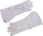 Leather Medieval Long Cuff Gloves - Image 2