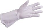 Leather Medieval Long Cuff Gloves - Image 3