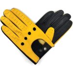 Touchscreen Professional Leather Driving Gloves - Image 4