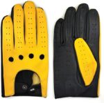 Touchscreen Professional Leather Driving Gloves - Image 3