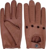 Touchscreen Professional Leather Driving Gloves