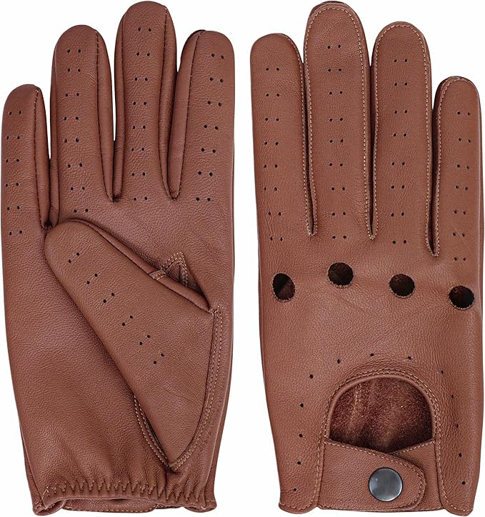 913G2KAM-BL._AC_SX679_ Touchscreen Professional Leather Driving Gloves - Image 1